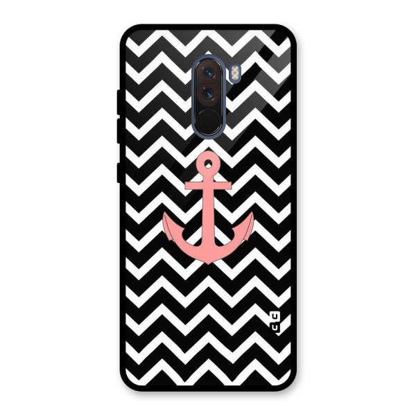 Pink Sailor Glass Back Case for Poco F1