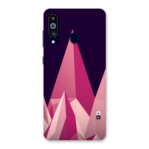 Pink Sharp Back Case for Galaxy A60