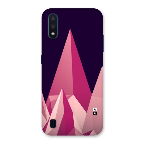 Pink Sharp Back Case for Galaxy M01