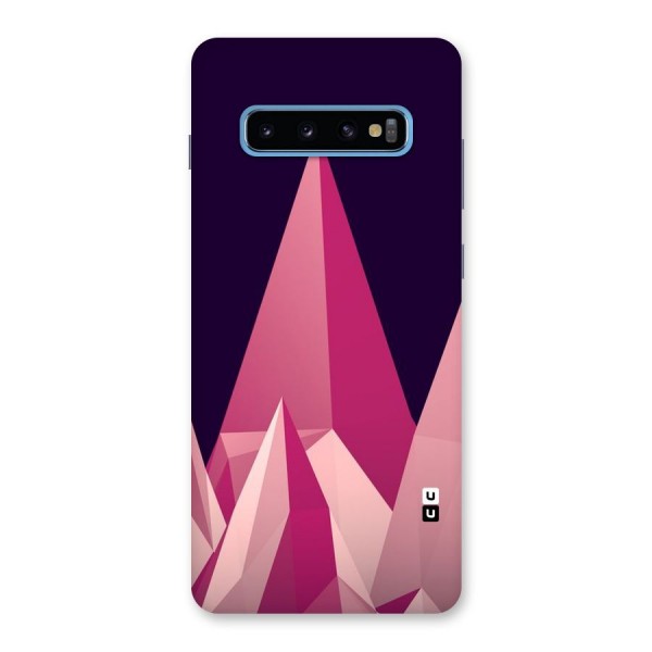 Pink Sharp Back Case for Galaxy S10 Plus