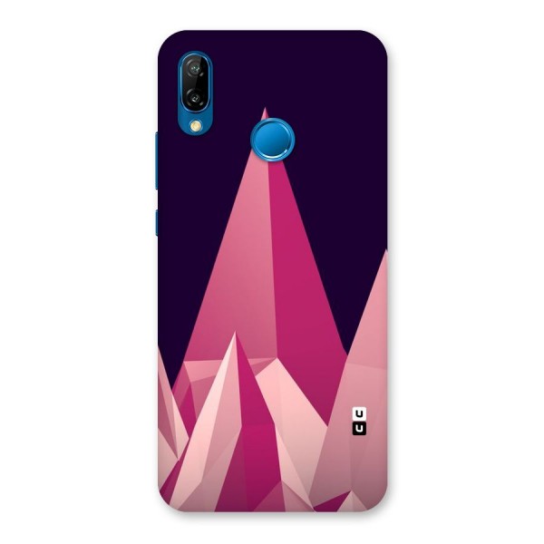 Pink Sharp Back Case for Huawei P20 Lite