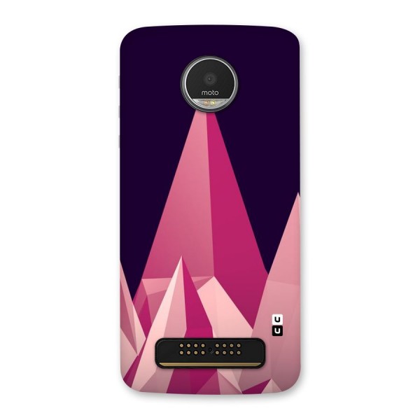 Pink Sharp Back Case for Moto Z Play