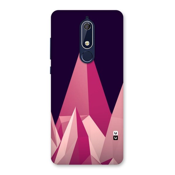 Pink Sharp Back Case for Nokia 5.1