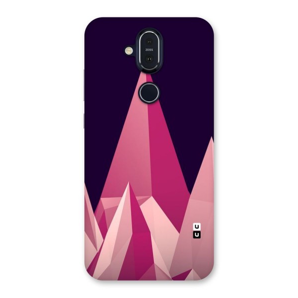 Pink Sharp Back Case for Nokia 8.1