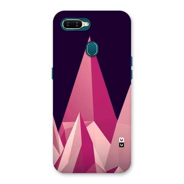 Pink Sharp Back Case for Oppo A12