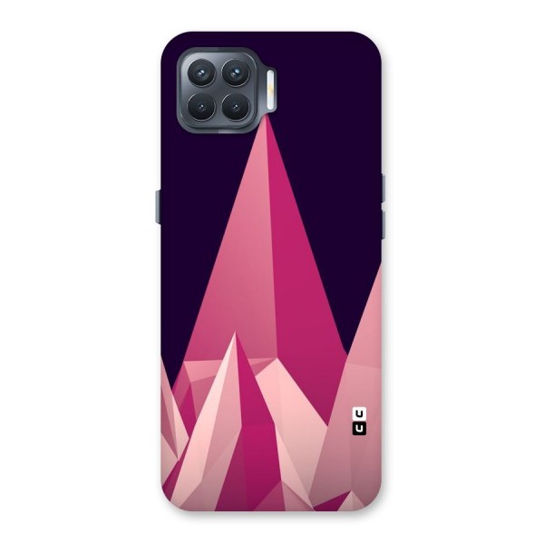 Pink Sharp Back Case for Oppo F17 Pro