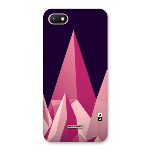 Pink Sharp Back Case for Redmi 6A