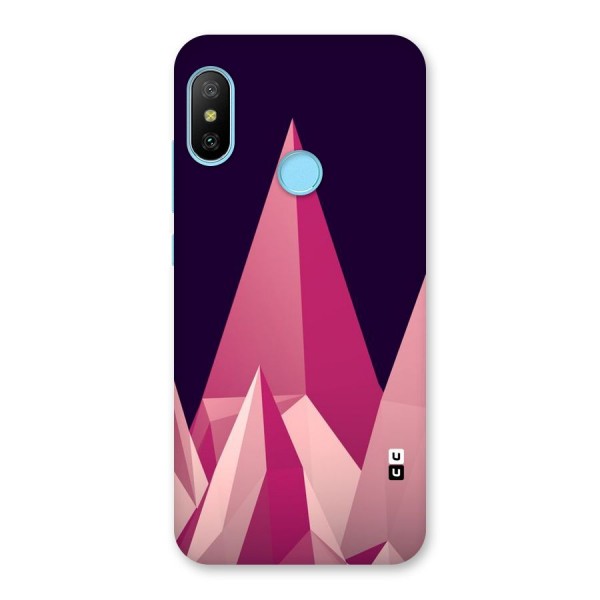 Pink Sharp Back Case for Redmi 6 Pro