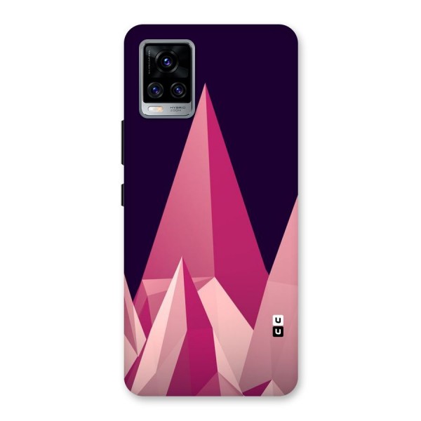 Pink Sharp Back Case for Vivo V20 Pro