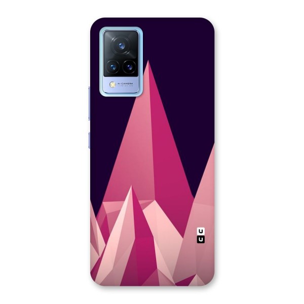 Pink Sharp Back Case for Vivo V21 5G