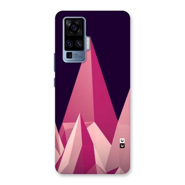 Pink Sharp Back Case for Vivo X50 Pro