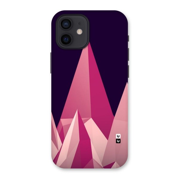 Pink Sharp Back Case for iPhone 12