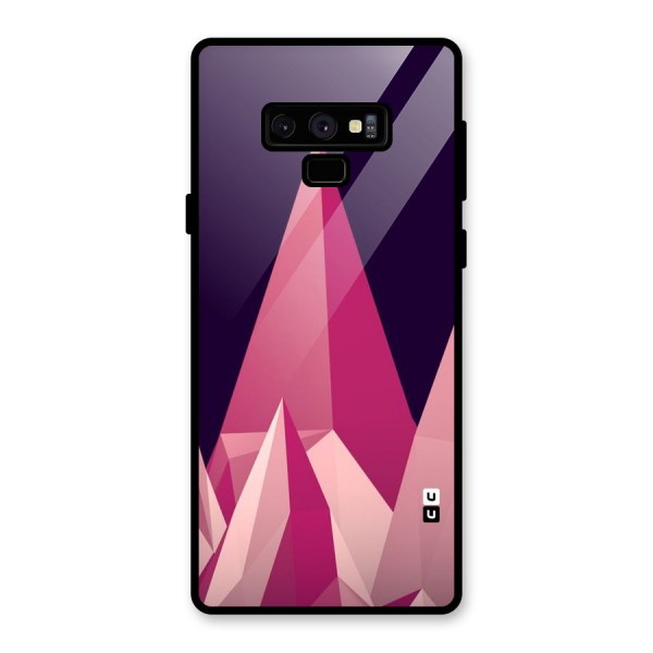 Pink Sharp Glass Back Case for Galaxy Note 9