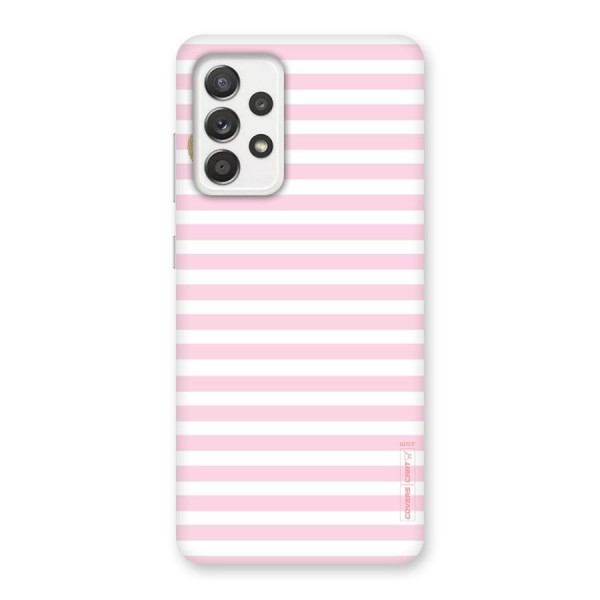 Pink Stripes Back Case for Galaxy A52