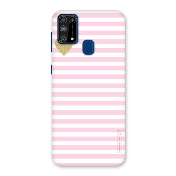 Pink Stripes Back Case for Galaxy F41