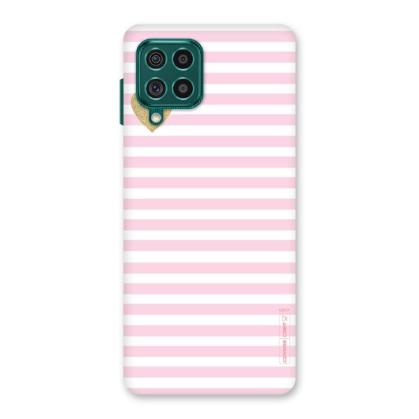 Pink Stripes Back Case for Galaxy F62