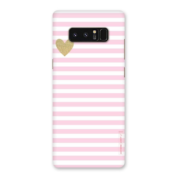 Pink Stripes Back Case for Galaxy Note 8