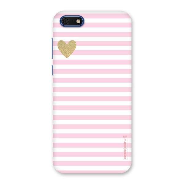 Pink Stripes Back Case for Honor 7s