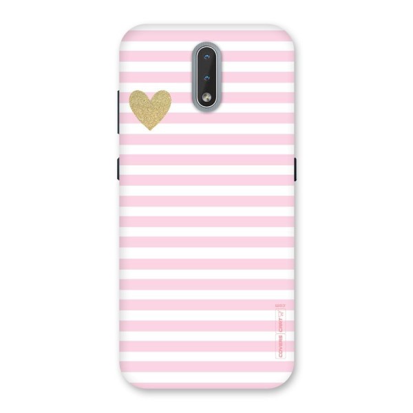 Pink Stripes Back Case for Nokia 2.3