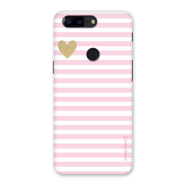 Pink Stripes Back Case for OnePlus 5T