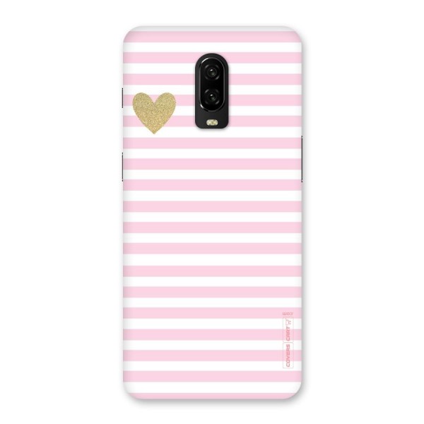 Pink Stripes Back Case for OnePlus 6T