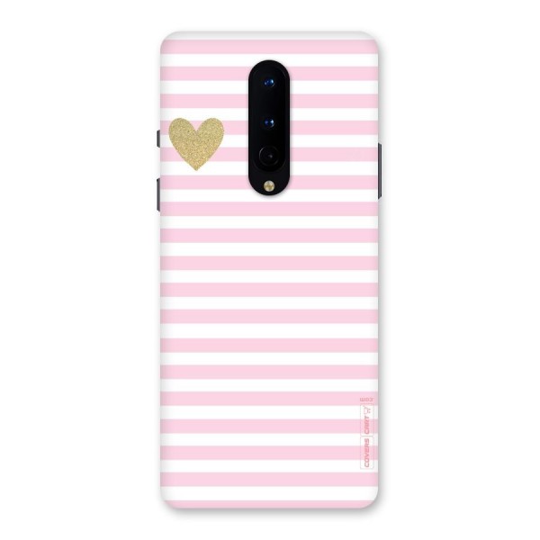 Pink Stripes Back Case for OnePlus 8