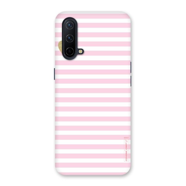 Pink Stripes Back Case for OnePlus Nord CE 5G