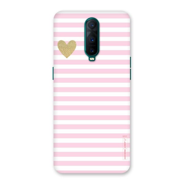 Pink Stripes Back Case for Oppo R17 Pro