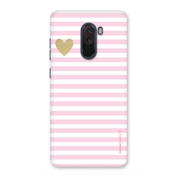 Pink Stripes Back Case for Poco F1