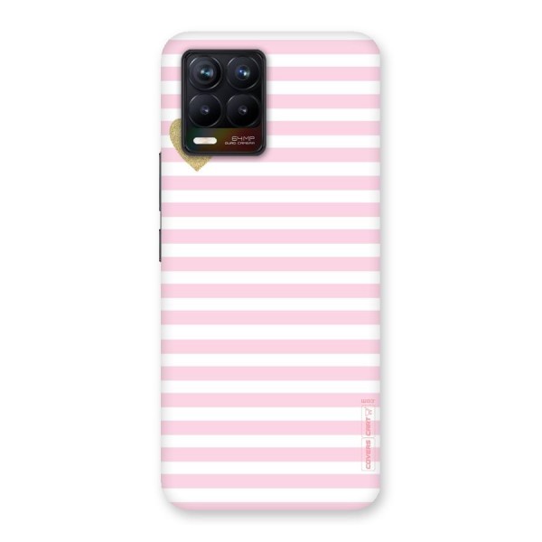 Pink Stripes Back Case for Realme 8