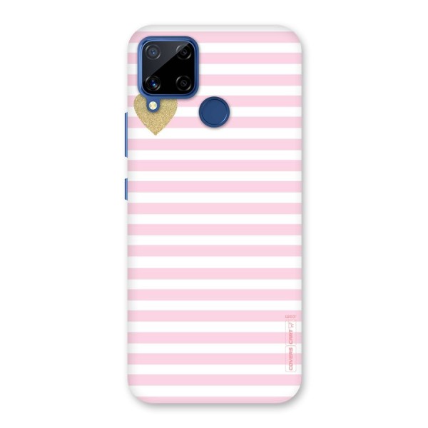 Pink Stripes Back Case for Realme C12