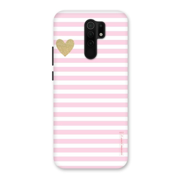 Pink Stripes Back Case for Redmi 9 Prime