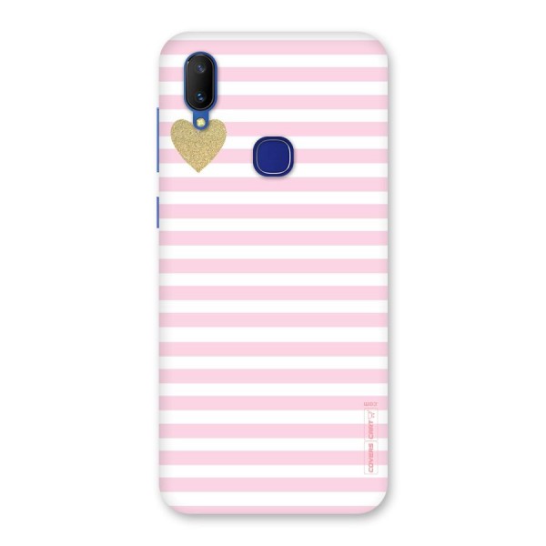 Pink Stripes Back Case for Vivo V11