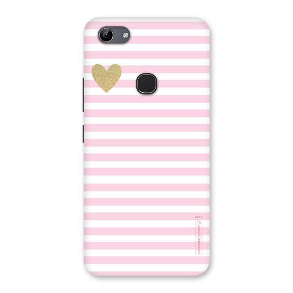 Pink Stripes Back Case for Vivo Y81