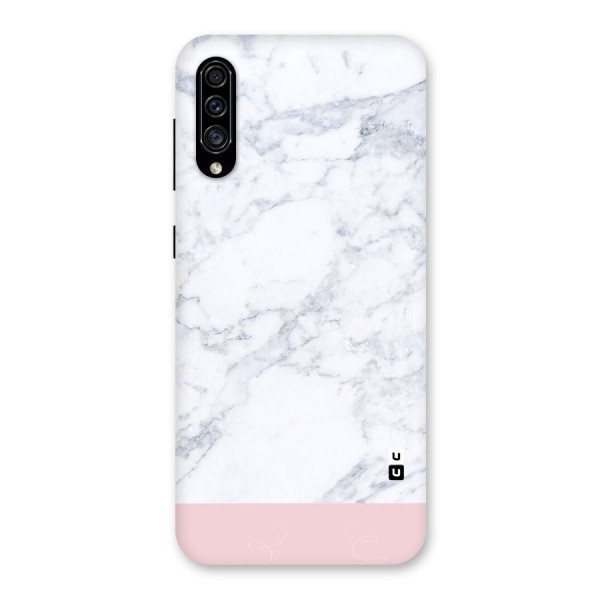 Pink White Merge Marble Back Case for Galaxy A30s