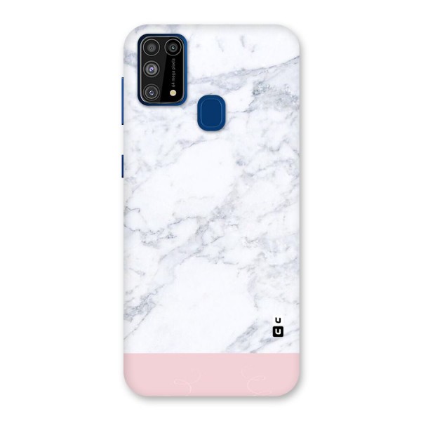 Pink White Merge Marble Back Case for Galaxy F41