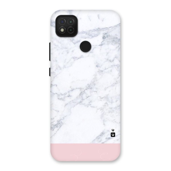 Pink White Merge Marble Back Case for Redmi 9C