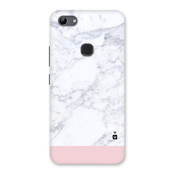 Pink White Merge Marble Back Case for Vivo Y81