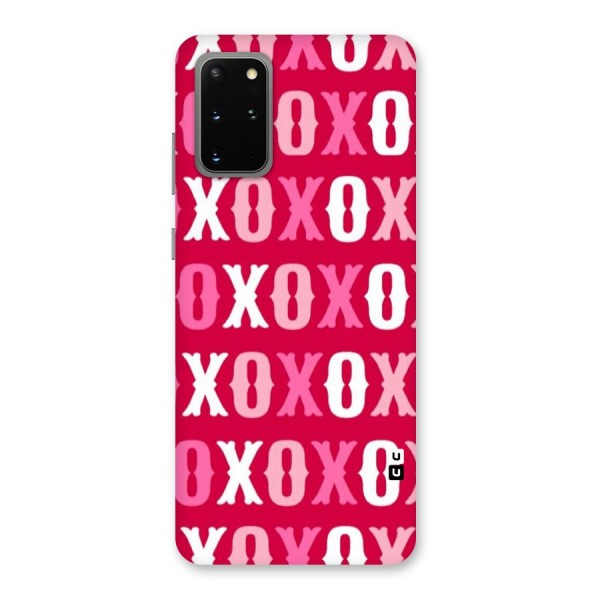 Pink White Xoxo Back Case for Galaxy S20 Plus