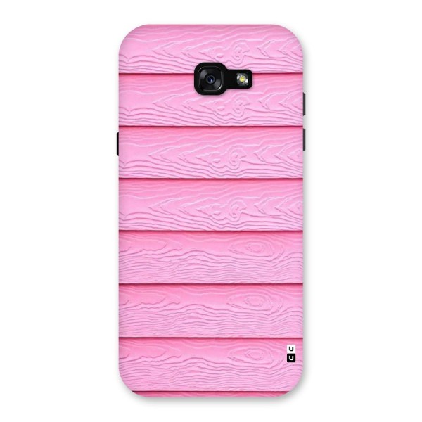 Pink Wood Back Case for Galaxy A7 (2017)