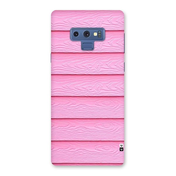 Pink Wood Back Case for Galaxy Note 9