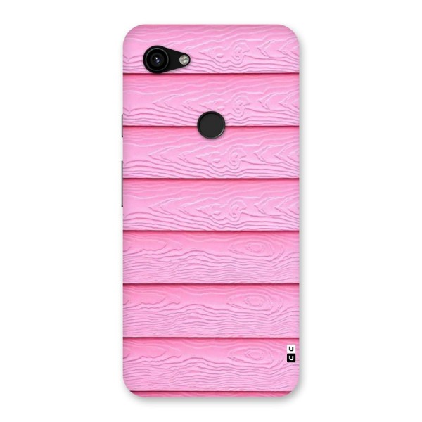 Pink Wood Back Case for Google Pixel 3a XL