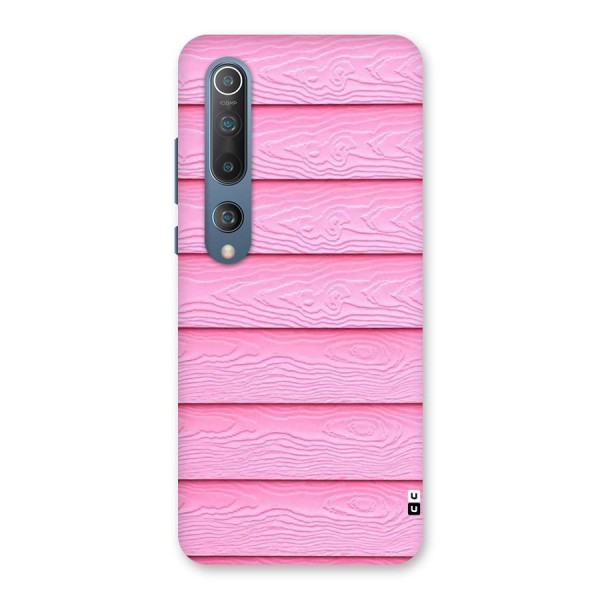 Pink Wood Back Case for Mi 10