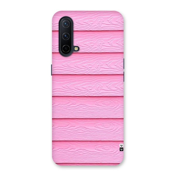 Pink Wood Back Case for OnePlus Nord CE 5G
