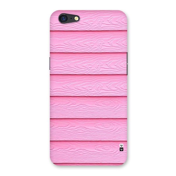 Pink Wood Back Case for Oppo A71