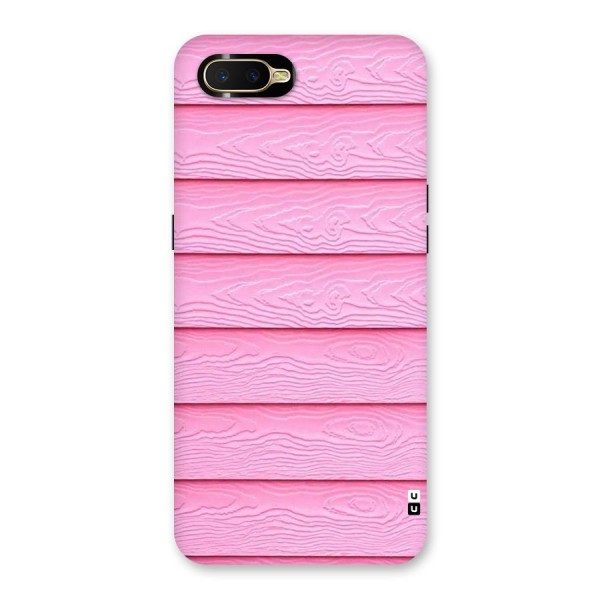 Pink Wood Back Case for Oppo K1