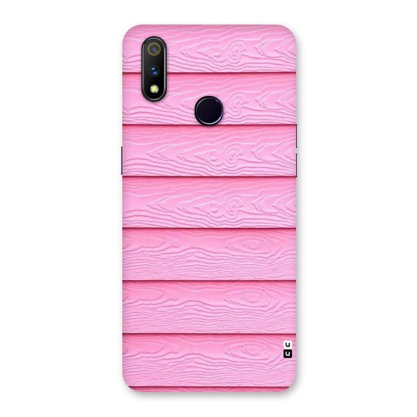 Pink Wood Back Case for Realme 3 Pro