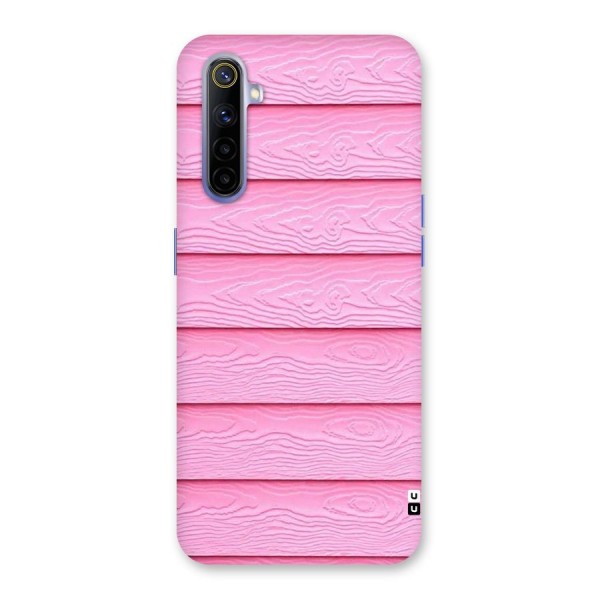 Pink Wood Back Case for Realme 6