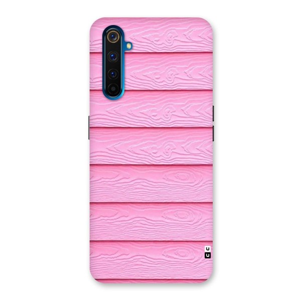 Pink Wood Back Case for Realme 6 Pro