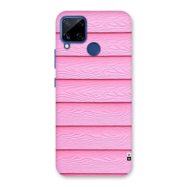 Pink Wood Back Case for Realme C12